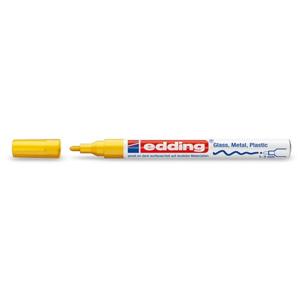 Edding 751 1-2mm sárga lakkmarker