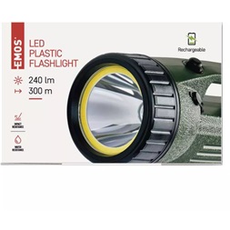 Emos P2308 COB LED 10W 240lm tölthető lámpa