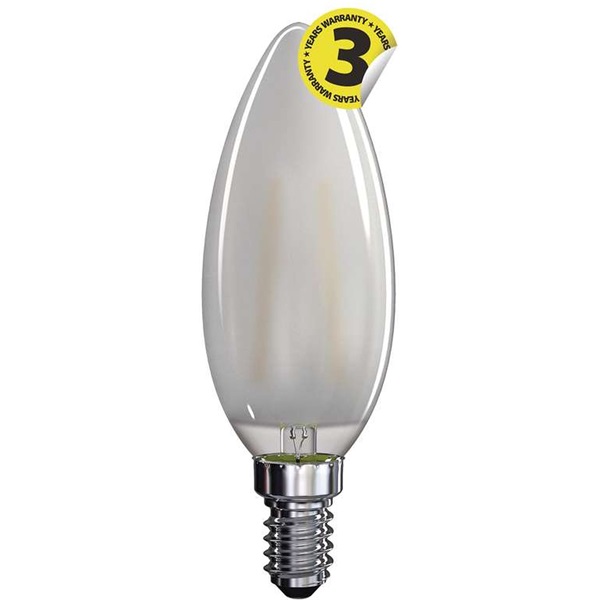 Emos Z74215 FILAMENT 4W E14 465 lumen meleg fehér LED gyertya izzó