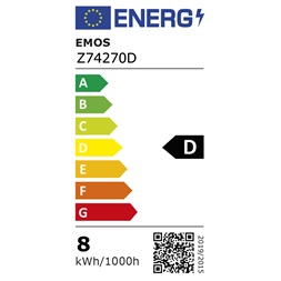 Emos Z74270D filament A60 DIMM 75W 1060lumen LED gömb izzó