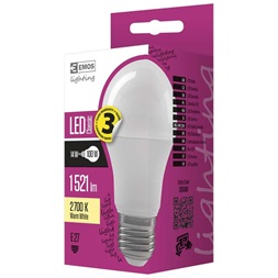 Emos ZQ5160 CLASSIC A60 14W E27 1521 lumen meleg fehér LED izzó