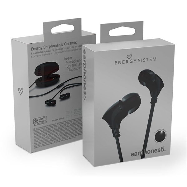 Energy Sistem EN 444762 Earphones 5 kerámia házas mikrofonos fülhallgató