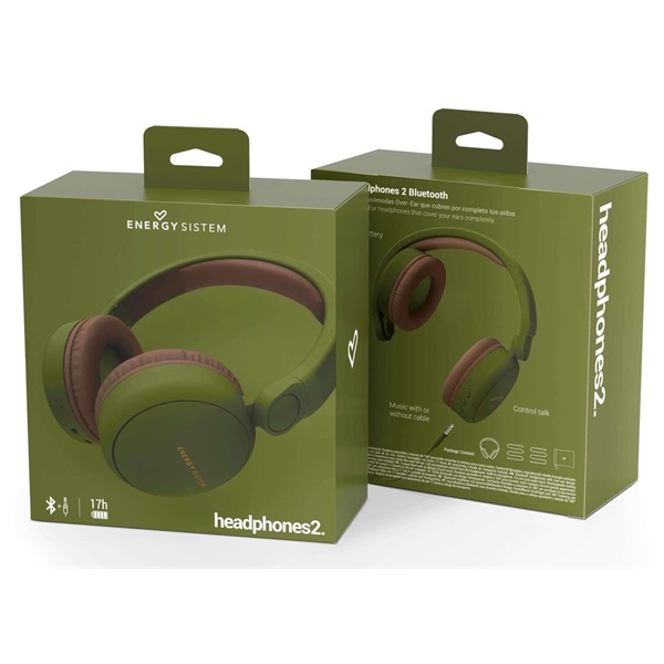 Energy Sistem EN 445615 Headphones 2 Bluetooth zöld fejhallgató