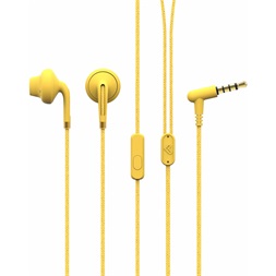 Energy Sistem EN 447183 Earphones Style 2+ Vanilla mikrofonos sárga fülhallgató