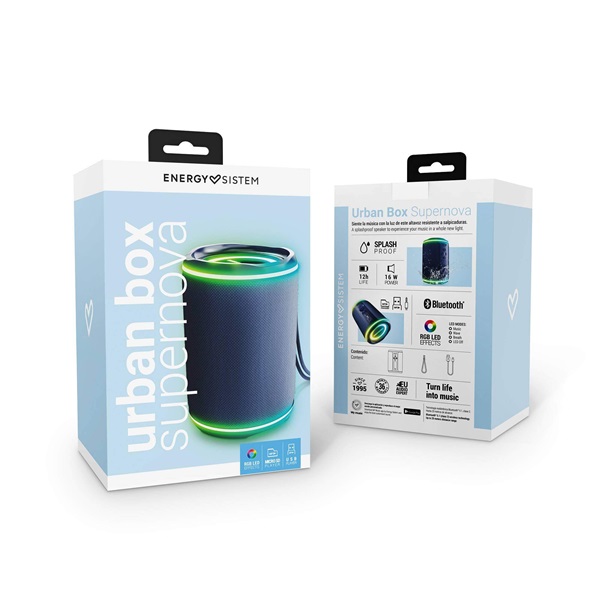 Energy Sistem EN 454952 Urban Box Blue Supernova kék Bluetooth hangszóró