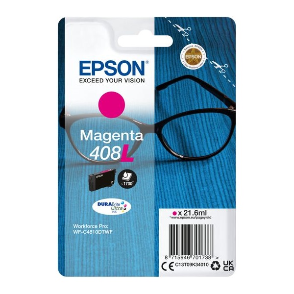 Epson C13T09K34010 T09K3 magenta tintapatron