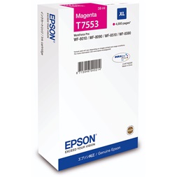 Epson C13T755340 T7553 4K XL magenta tintapatron