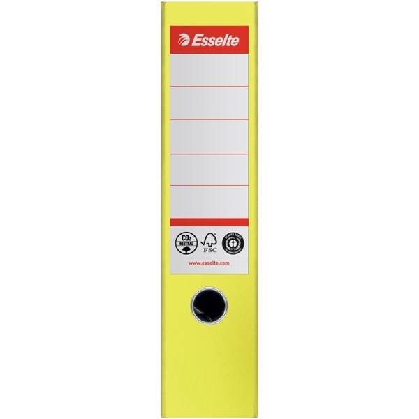 Esselte No.1 A4 75mm sárga CO2 semleges környezetbarát iratrendező