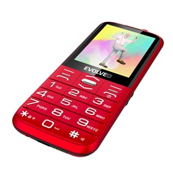 Evolveo Easyphone XO EP630 2,8" piros mobiltelefon