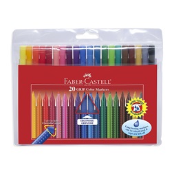 Faber-Castell Grip 155320 20db-os vegyes színű filctoll készlet