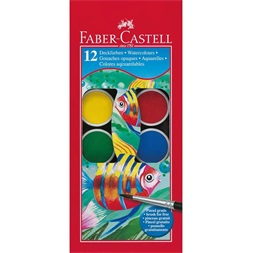 Faber-Castell 30mm 12 színű vízfesték készlet