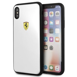 Ferrari On-Track iPhone X fehér logós akril hátlap