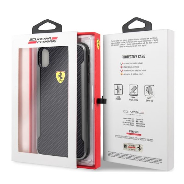 Ferrari Racing SF iPhone XS MAX fekete hátlap