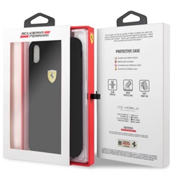 Ferrari SF iPhone XS MAX fekete szilikon hátlap