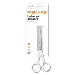 Fiskars 1020413 17 cm fehér általános olló