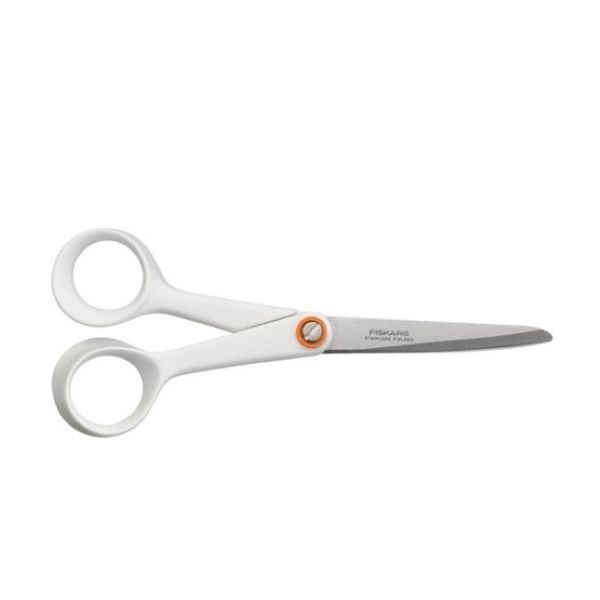 Fiskars 1020413 17 cm fehér általános olló