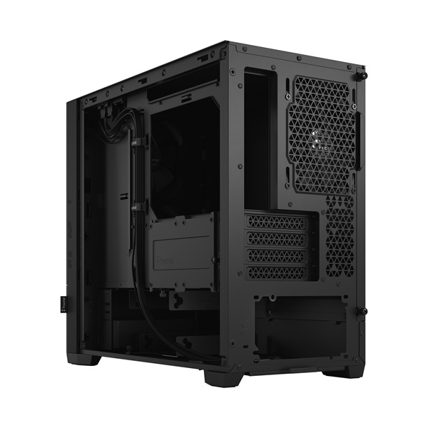 Fractal Design Pop Mini Silent Fekete (Táp nélküli) mATX ház