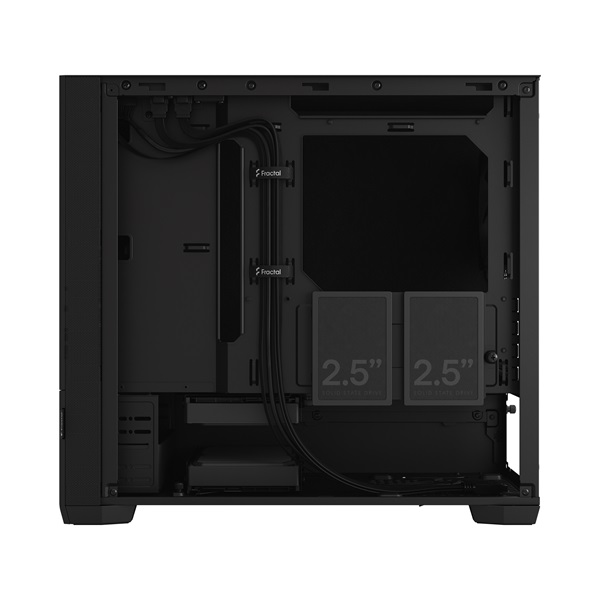 Fractal Design Pop Mini Silent Fekete (Táp nélküli) mATX ház