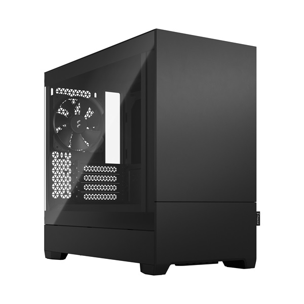 Fractal Design Pop Mini Silent Fekete világos ablakos (Táp nélküli) mATX ház