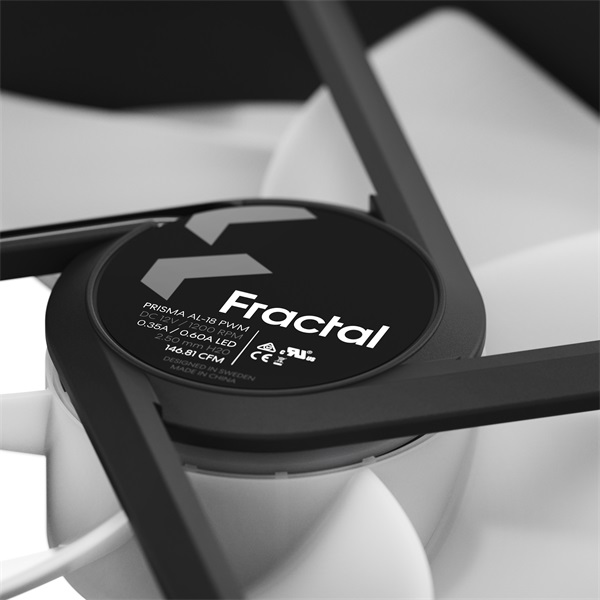 Fractal Design Prisma AL-18 ARGB PWM 2-Pack ház hűtőventilátor