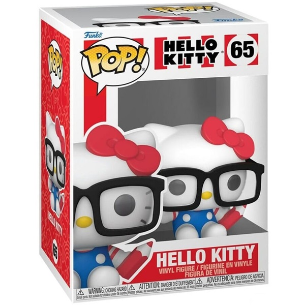 Funko POP! (65) Hello Kitty - Hello Kitty Nerd figura