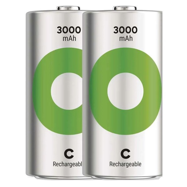 GP ReCyko NiMH Akkumulátor HR14 (C) 3000mAh 2db