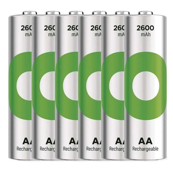 GP ReCyko NiMH Akkumulátor HR6 (AA) 2600mAh 6db