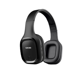 GRIXX OPTIMUM - Ultra könnyű Bluetooth fekete fejhallgató