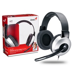 Genius HS-05A jack fekete headset