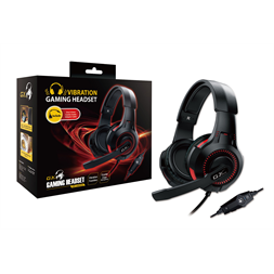 Genius HS-G600V jack gamer mikrofonos fekete headset