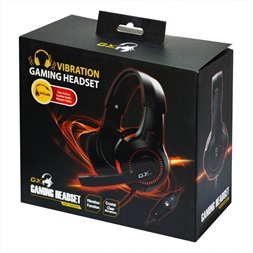 Genius HS-G600V jack gamer mikrofonos fekete headset