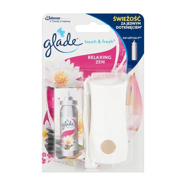 Glade Touch&fresh 10ml töltettel relaxing Zen illatú készülék