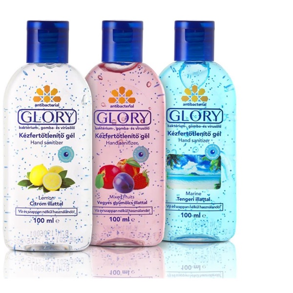 Glory/HC gél Vegyes gyümölcs 100 ml kézfertőtlenítő