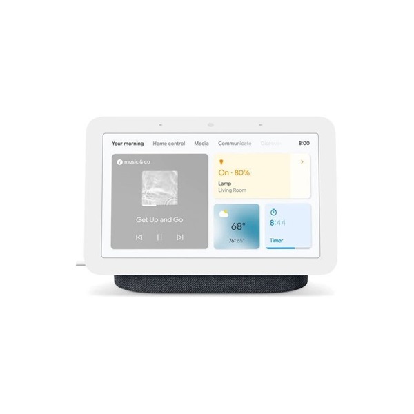 Google Nest HUB 2 fekete multimédiás központ