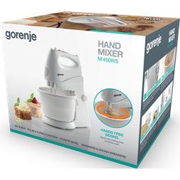 Gorenje M450WS fehér tálas kézi mixer