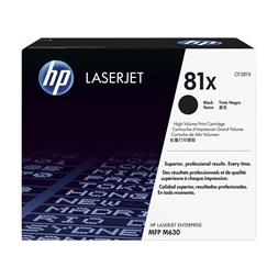 HP CF281X (81X) fekete nagykapcítású toner