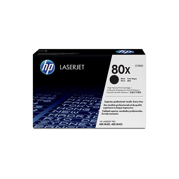 HP CF280X (80X) fekete nagykapacítású toner