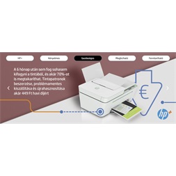 HP DeskJet Plus 4122E tintasugaras multifunkciós Instant Ink ready nyomtató