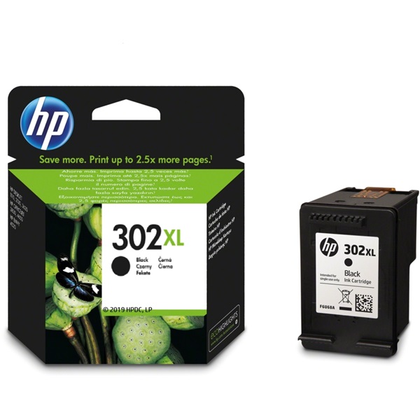 HP F6U68AE (302XL) fekete tintapatron