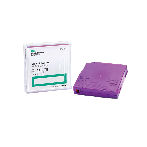 HPE C7976A LTO-6 Ultrium 6.25TB RW Data Cartridge