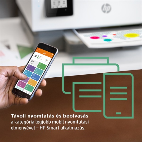 HP OfficeJet 8012E All-in-One multifunkciós tintasugaras Instant Ink ready nyomtató