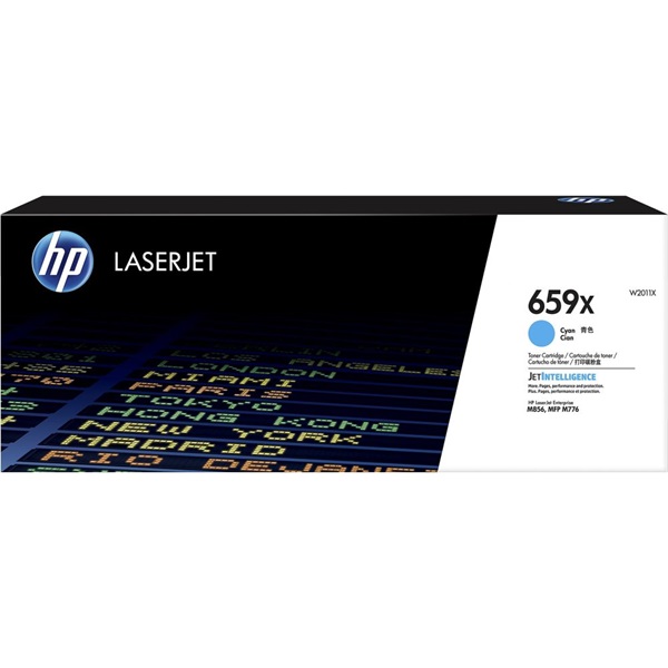 HP W2011X (659X) nagykapacítású cián toner