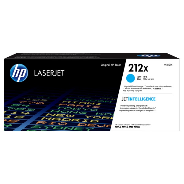 HP W2121X (212X) cián nagykapcítású toner