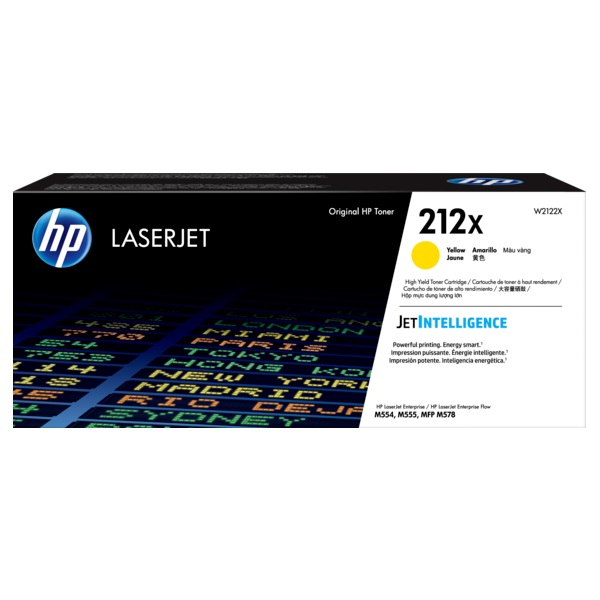 HP W2122X (212X) sárga nagykapcítású toner