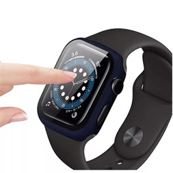 Haffner FN0282 Defense 360 Apple Watch 7 (45mm) fekete védőtok edzett üveggel