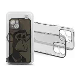 Haffner HF238949 Apple iPhone 15 Gray Monkey átlátszó szilikon hátlap