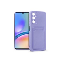 Haffner HF262517 Samsung Galaxy A05s lila szilikon hátlap kártyatartóval