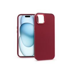 Haffner PT-6816 Apple iPhone 15 Plus Frame magenta szilikon hátlap