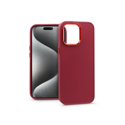 Haffner PT-6824 Apple iPhone 15 Pro Max Frame magenta szilikon hátlap