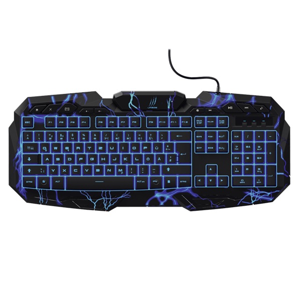 URAGE by Hama 113784 "Illuminated2" gamer billentyűzet